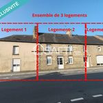 Maison 3 logements (T3,T5,T3)+garages+jardins