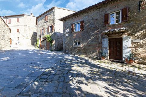 The luxury farmhouse is located in Tuscany. The property is fully equipped with modern décor, a shared swimming pool, and a barbecue. Ideal for a family, there is 1 bedroom and can accommodate 3 guests. The house is 1 km away from the supermarket and...