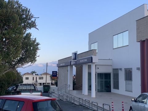 Modern commercial building for sale, located just outside of Limassol in a well built up community. Big spaces, private courtyard and parking. Situated on a corner plot, next to the main road.