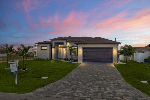 Welcome to your dream home in the heart of Northwest Cape Coral, Florida! This stunning single-family new construction residence seamlessly combines modern design with timeless elegance. Boasting 4 bedrooms, along with 3 bathrooms, this home offers t...
