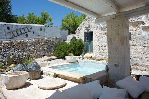 Only 15 km from the crystal clear sea of the Adriatic coast. this trulli holiday home with pool is located in the heart of the Valle d'Itra. It was recently renovated and furnished with great attention to detail. The original character has been prese...