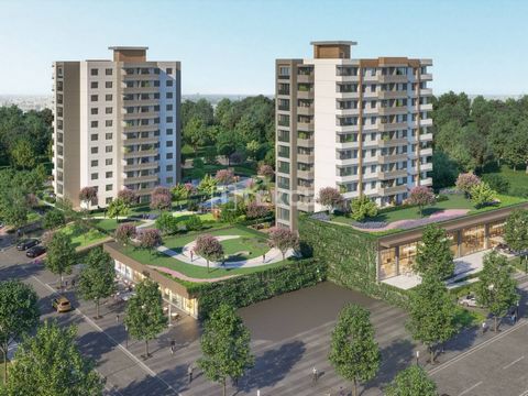 Appartementen te koop in een complex met groene landschapsarchitectuur in Esenyurt De appartementen te koop in Esenyurt, aan de Europese kant van Istanbul, bevinden zich in een gewild gebied met een snelgroeiende economie en projecten van wereldklass...