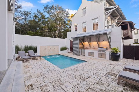 New co-ownership opportunity: Own one-eighth of this turnkey home, professionally managed by Pacaso. Tucked in the beautiful town of Rosemary Beach, Rosemary Shores is a rare retreat, featuring a 5-bedroom home and a two-story carriage house with a f...
