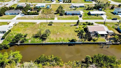Build your dream home on this beautiful property that consists of Lot 3163 and Lot 3167. This property is a must see! Water front with no bridges and just minutes to get to Charlotte Harbor. Less than a 15 minute drive to downtown Punta Gorda where y...
