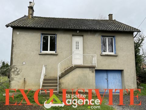 Village house, five minutes from the A20 between Limoges and Châteauroux less than 45 minutes I offer you this house of 55m2 of living space with its land of more than 4000m2. Ideal for a first investment or for an investor who wants to rent. Descrip...