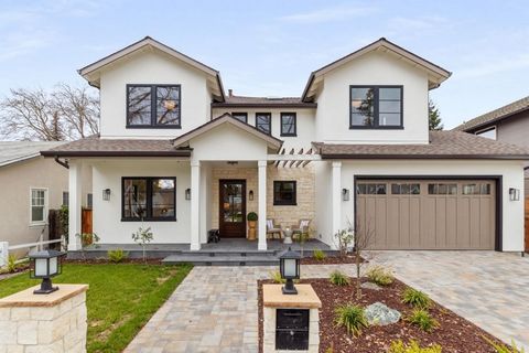 Location, location, location! Thoughtfully designed & meticulously constructed new contemporary home located on one of the most coveted streets in Willow Glen. Three levels with incredible natural lighting, this home includes 6 Bedrooms, 5 Full Bathr...