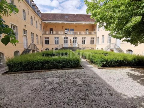 REF 18623 AA - DOLE Center - On the second floor of the former Carmelite convent, apartment currently rented, consisting of a pleasant living room, a bedroom, bathroom, toilet, and independent office. Old character preserved. Rented for 545 euros inc...