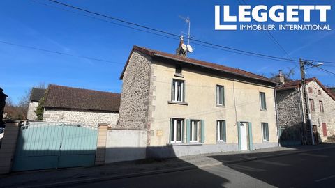 A27591DAC23 - This 4 bedroom detached house sits in the heart of a small village between Bourganeuf and Saint Leonard de Noblat. Offering good size family accommodation it is an ideal family home or holiday home, only 50 minutes from Limoges Airport....