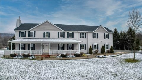 With over 4000 sq ft of living space, 6 bedrooms, and 4 baths, this home offers versatility unseen in many homes, minutes from Ellicottville, Holiday Valley, HoliMont, and Allegany State Park for the outdoor enthusiast. The colonial center entrance w...