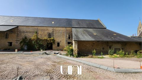 New crush at Uni immobilier! Location: Moulins-en-Bessin - 25 minutes from Caen / 10 minutes from Bayeux Barn to renovate of 220 m2 + 2 parking spaces In a magnificent setting, in the heart of a farmhouse, a magnificent lot to renovate, offering you ...