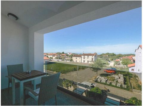 Cozy and very comfortably designed holiday apartment with 2 bedrooms and 1 living room (with a sofa bed) is in a very quiet location with a view of the sea (which is approx. 900 m away as the crow flies). All windows and balcony doors have mosquito n...