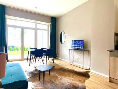 Located in Leipzig, LIVING Apartments Leipzig offers accommodation with a terrace and kitchen. This apartment provides accommodation with a balcony. Private parking can be arranged at an extra charge. Featuring free WiFi, the units have a washing mac...