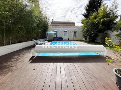 33110 - LE BOUSCAT - SOUGHT-AFTER AREA - CHARMING HOUSE OF 225 SQM - 5 BEDROOMS + OFFICE - POOL, POOL HOUSE AND SPA - GARDEN AND EXOTIC WOOD TERRACE - QUIET, NO PASSING TRAFFIC - RARE PROPERTY, IDEAL FOR FAMILIES AND REMOTE WORK - PARKING SPACES - LE...
