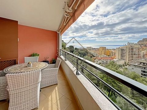 Découvrez ce magnifique appartement de 51 m² avec une superbe terrasse offrant une vue imprenable sur la mer, situé à proximité de Monaco. À seulement 10 minutes à pied du casino de Monte-Carlo, cet appartement se trouve dans un très bel immeuble réc...