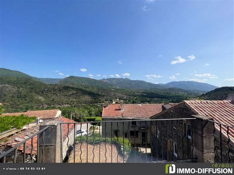 Mandate N°FRP152045 : House approximately 70 m2 including 4 room(s) - 2 bed-rooms - Terrace : 7 m2, Sight : Sur les montagnes. - Equipement annex : Garden, Terrace, Fireplace, combles, Cellar and Reversible air conditioning - chauffage : fioul - Expe...