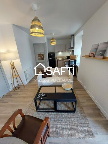 Appartement T2 de 32 m2 entièrement rénové et meublé (mobilier quasi neufs)