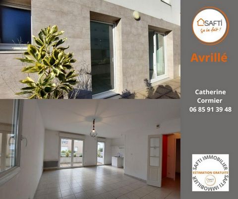 At Avrillé, close to Angers, Garden-level T3 apartment close to public transport and 2-minute walk from the tramway stop. Close to all amenities such as shops, schools and green spaces, the apartment is in a luxury residence built in 2009 with elevat...