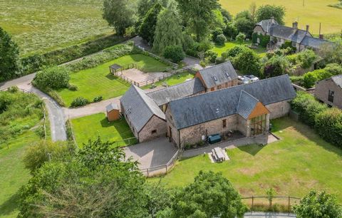 A fantastic opportunity to acquire a beautifully converted barn and stables, set within generous grounds in the beautiful village of Llangarron, a much sought-after location close to the market towns of Ross-on-Wye and Monmouth. Both properties have ...