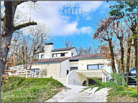 This magnificent architect-designed house is presented to you by Thierry Couderc. Located in the heart of the Lot Dordogne Valley, less than 10 minutes from Souillac, a town with all shops and amenities, this property is a great discovery. Taking adv...