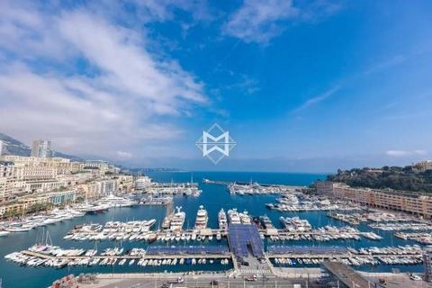 Extraordinary duplex penthouse overlooking Port Hercule. Just above the starting line of the Formula 1 Grand Prix. This magnificent 2 bedroom apartment benefits from a rare roof terrace in the principality. Located on the 14th and 15th floor and bene...