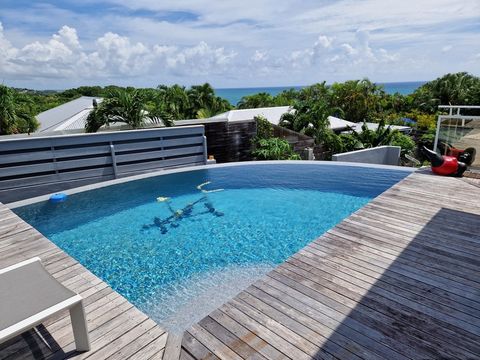 Superbe villa P6 + Maison F3 VUE MER plage à pied avec deux piscines sur 980 m² de terrain
