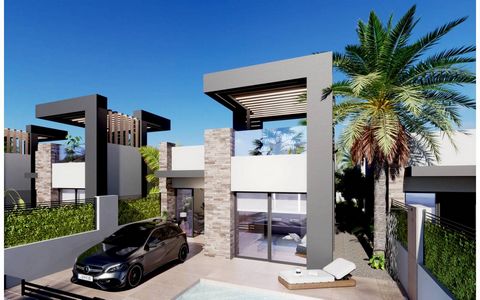 Villas for sale in San Fulgencio, Costa Blanca Single -floor single -family residential complex, each has 3 bedrooms and 2 bathrooms (1 en suite), great pergola solarium, private parking inside the plot. Located just 10 minutes from the beaches of Gu...