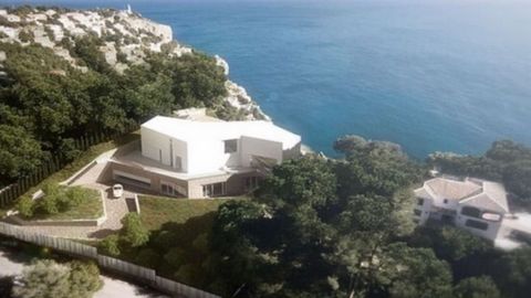 Javea Beach Spectaculaire luxe villa met modern design aan zee met fantastisch uitzicht op zee op exclusieve locatie Ontworpen met grote lichte ruimtes badkamers en designkeuken overloopzwembad verwarmd binnenzwembad wellnessruimteIW