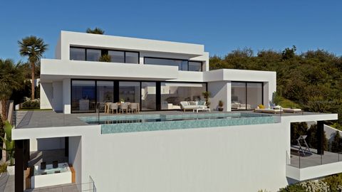 Villa La Isla chalet de lujo moderno en venta en Cumbre del Sol BenitachellAlicante Zona residencial exclusiva fantásticas vistas al mar calidades gama alta 4 dormitorios 5 baños