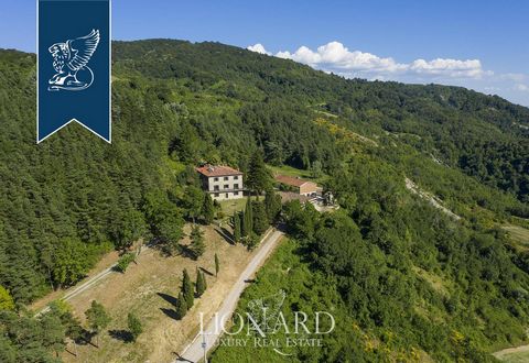 In provincia di Firenze, tra le rigogliose colline di Borgo San Lorenzo, questa splendida villa è in vendita. La prestigiosa proprietà si compone della residenza principale, realizzata interamente in pietra su tre livelli, e un annesso utilizzato com...