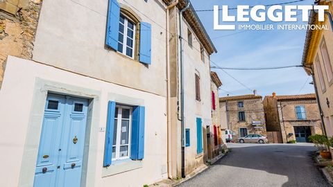 A19850AGU11 - Rarely do you find a townhouse as spacious as this home. Straight out of a storybook, you will be charmed by this gorgeous village townhouse with adorable baby blue shutters. Surrounded by the vineyards of the Minervois, and just a few ...