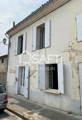 Située dans une rue calme de Castillon-la-Bataille proche de la Dordogne, à proximité des commerces et à 5 min de la gare à pied. Au rez-de-chaussée, une cuisine séparé, un salon/salle à manger, arrière cuisine, deux chambres, salle de bain et WC. A ...