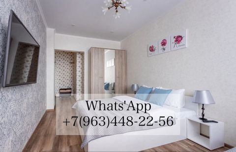 По аренде пишите в Whats'App +79634482256!!! Квартира сдается на любой срок, от месяца(Командировочным и посуточно не сдается!!!) Счетчики за свет и воду оплачиваются дополнительно, отопление включено. Качественный ремонт, квартира с мебелью, бытовой...