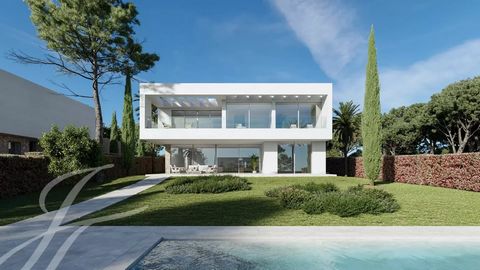 Luxurious newly built house in Sol de Mallorca. In winter 2022 the construction of this modern-style luxury villa began in the quiet residential area of Sol de Mallorca near the sea and the picturesque port of Portals Vells. The property will stand o...