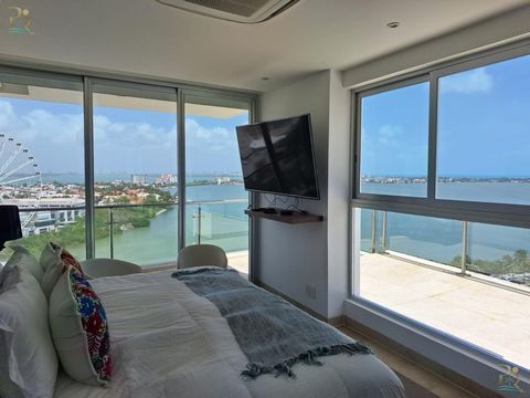 Diese spektakuläre Wohnung befindet sich in einer der exklusivsten Gegenden von Cancún, in der renommierten Hotelzone, einer Gegend, die ein kontinuierliches Wachstum der Kapitalgewinne verzeichnet hat, was sie zu einer äußerst attraktiven Investitio...