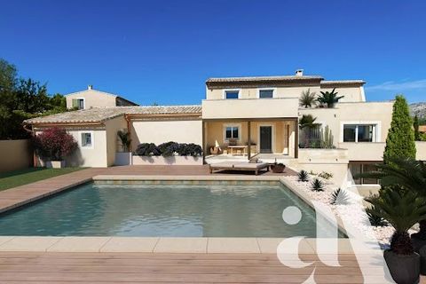 For sale in Aureille. Large house with panoramic views over the Alpilles to the Mediterranean sea. This contemporary property sits in a quiet, dominant position in one of the most authentic villages in the Alpilles area. In its complete version, the ...