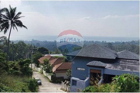 Stunning seaview land, offering a romantic and tranquil atmosphere to enjoy breathtaking sunsets. It is the perfect spot for a peaceful retreat. This stunning land is ideal for built villa or for investment. Located in Ang Thong, Koh Samui, Surat Tha...