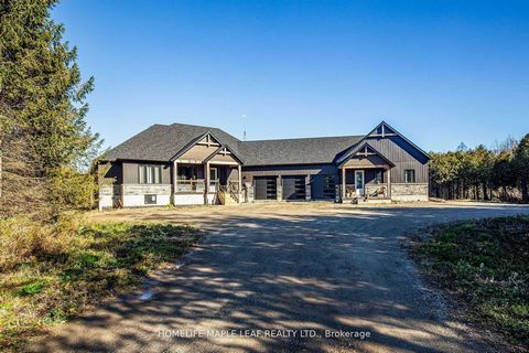 Welcome To 476521 3rd Line Melancthon. Newly Built Bungalow. Main House Has 4 Bed. 4 washroom With 3 Car Garage. It Has Separate In Law Suite, 1 Bed, Kitchen, Living W/O To Deck. This House Is Good For A Large Family. This Custom Built Bungalow Situa...