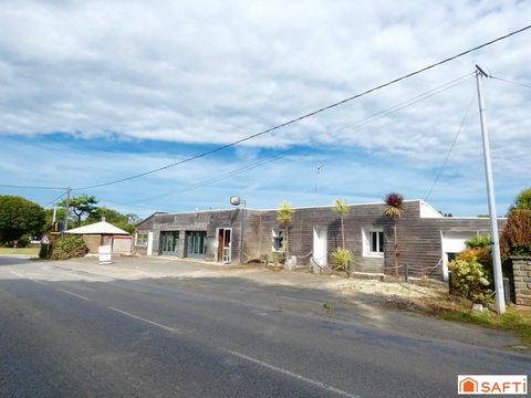 Emplacement exceptionnel et fort potentiel pour ce local commercial avec son chapiteau, sa grande terrasse et ses parties privatives pour une surface totale de 315 m2. Ancien bar restaurant routier, ce commerce avec ses larges vitrines peut accueilli...