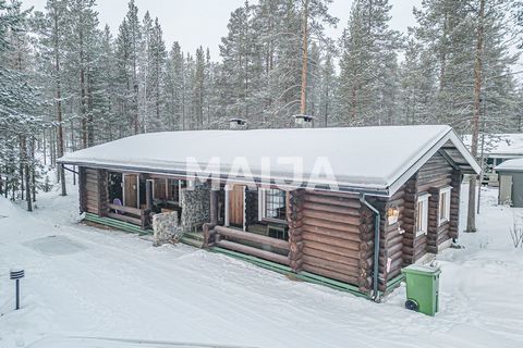 Experience the best of Lapland in this charming semi-detached house. The apartment has 2 bedrooms and 1 bathroom. 2 low lofts serve as storage space or maybe as a children's living room. The well-equipped kitchen includes an induction hob, fridge/fre...