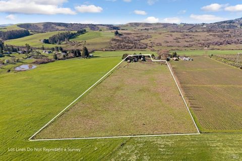 Classic Vintage Farmhouse on 14 usable acres wrapped in wide open spaces and utterly gorgeous pastoral countryside! Vineyard neighbors to one side, grazing cows on the other. Up the road is Goldridge Olive and Apple Farm, around the bend are family o...