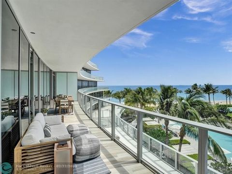 Enjoy this highly sought-after 03 line residence in the North Tower, with a split 2 Bed 2.5 Bath floorplan nestled in the prestigious Auberge Beach Residences & Spa in Fort Lauderdale. This exquisite residence offers stunning views of the swimming po...