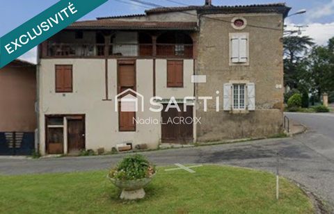 Maison de village à rénover 112m², 4 chambres.