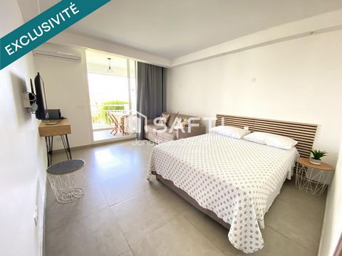 Beau studio Tartane, vue mer