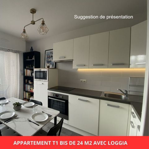 APPARTEMENT T1 BIS de 24 M2 AVEC LOGGIA