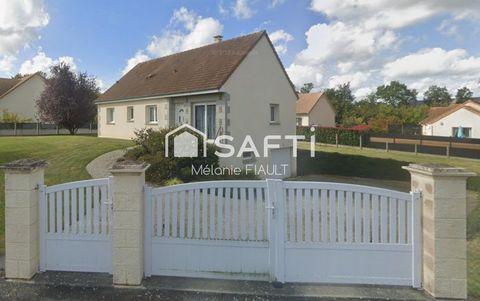 Pavillon, plain pied, 84 m², 3 chs, terrain de 933m², Caligny