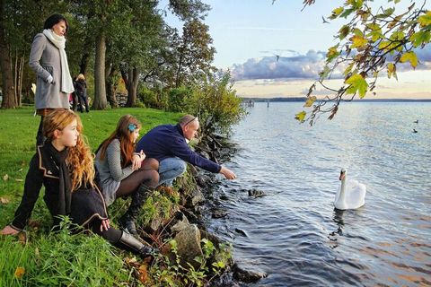 Het park van het voormalige kasteel Theresienhof heeft een fantastische ligging direct aan de Scharmutzelsee in het bekende kuuroord Bad Saarow. De Scharmutzelsee is het op een na grootste meer van Brandenburg en is via het Storkow-kanaal en de Dahme...