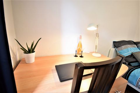 This room is fully furnished. It includes a bed, a bureau, a chair, a closet, a clothes hook, light, etc. The flat is very spacious. There 2 bathrooms in the flat. So you don't need to queue up if it is urgent :) There is a big full kitchen with refr...