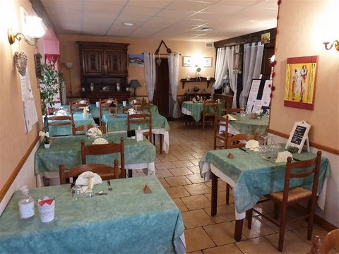 Located in the centre of a small market town in Indre (20km from Le Blanc), this restaurant and two apartments can be adapted for a variety of different uses: Bar, restaurant, bed and breakfast, rental. This listing is for the sale of the land and bu...