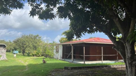 House T3 wooden to renovate, ideally located in the countryside of SAINT-FRANCOIS on a plot of approx. 920 m2. It consists of a kitchen, a large living room opening onto a covered terrace, two bedrooms, a bathroom with toilet. Features: - Terrace - G...