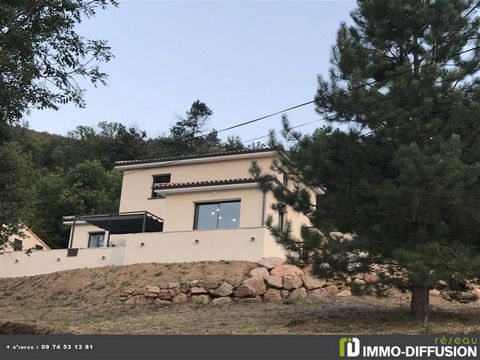 Mandate N°FRP158517 : House approximately 114 m2 including 5 room(s) - 4 bed-rooms - Site : 1272 m2, Sight : Sur montagnes environnantes. Built in 2016 - Equipement annex : Garden, Terrace, Garage, parking, double vitrage, and Reversible air conditio...